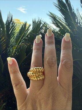 Milor 14 K Gold Ring - Women Jewelry